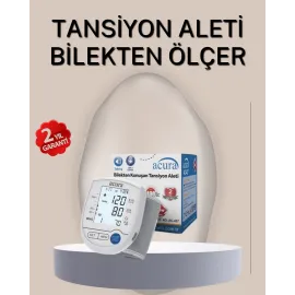 Bilekten Ölçer Tansiyon Aleti Şarjlı-Pilli Hafızalı Pratik Kullanım