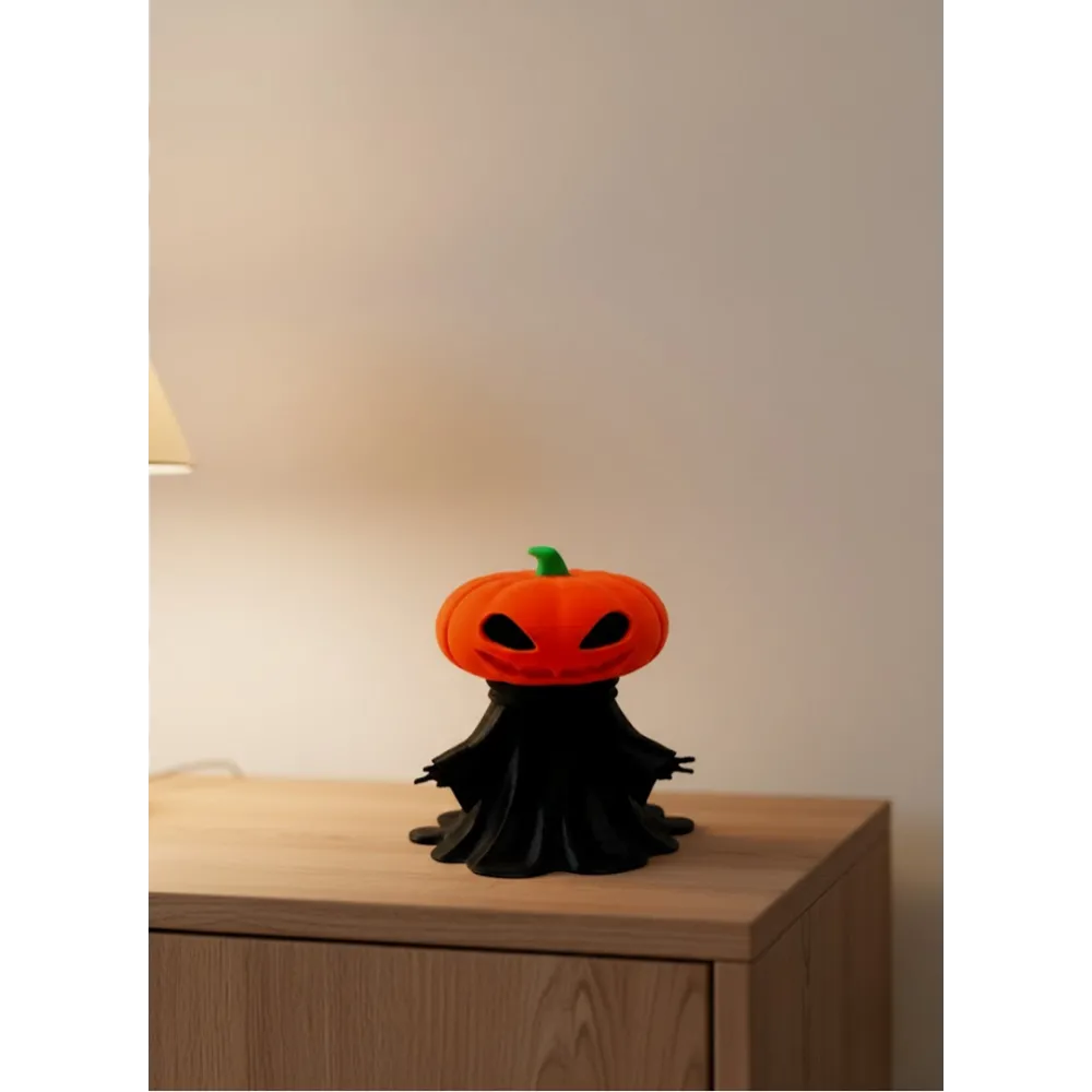 Cadılar Bayramı Temalı Balkabağı Figür 9cm Dekor Objesi