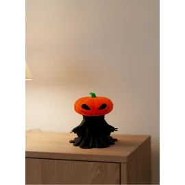 Cadılar Bayramı Temalı Balkabağı Figür 9cm Dekor Objesi