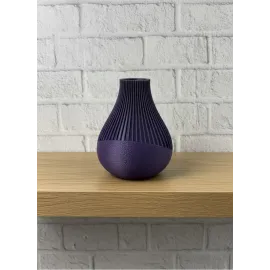 MOR VAZO ÇİZGİLİ