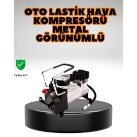 Metal Gövde Lastik Şişirme Kompresörü Suv 4X4 Uyumlu