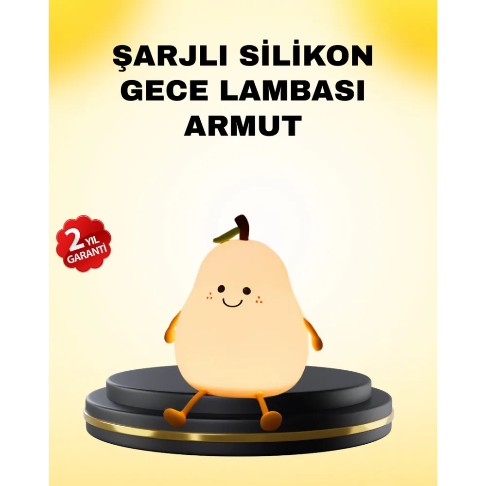 Dekoratif Armut Led Lamba Renk Ayarlı Şarj Edilebilir