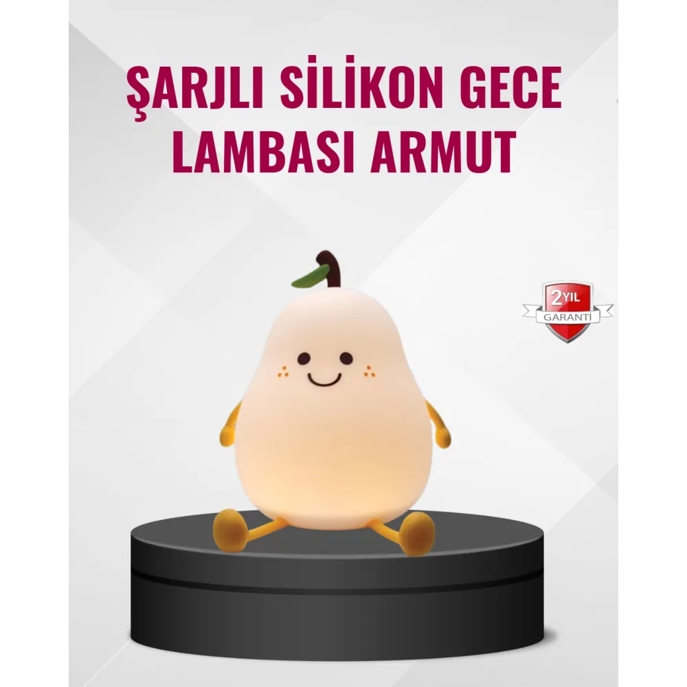 Armut Gece Lambası USB Şarjlı Ayarlanabilir LED Işık