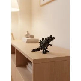 Eklemli Hareketli Dinazor Figürü Siyah – Dekoratif Masa Üstü Oyuncak