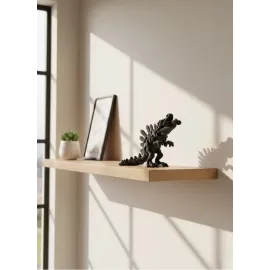 Hareketli Dinazor Figürü Dekoratif Oyuncak – Siyah Tasarım