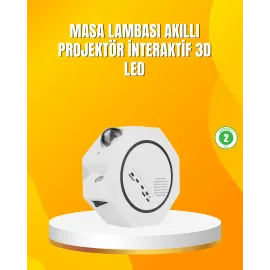 Uzaktan Kumandalı Zamanlayıcılı Galaksi Yıldız Projektörü