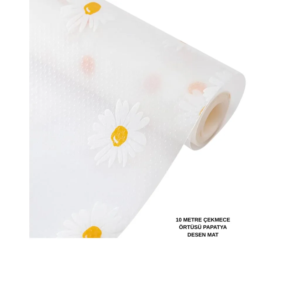 10 METRE PAPATYA DESEN KAYDIRMAZ