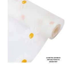 10 METRE PAPATYA DESEN KAYDIRMAZ