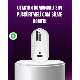 AI Akıllı Rotalı Otomatik Cam Temizleme Robotu