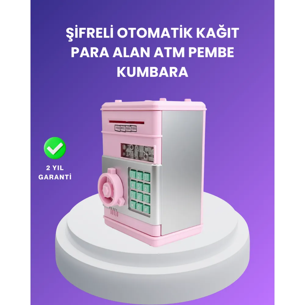 Çocuklar İçin Eğitici Elektronik Şifreli Kumbara