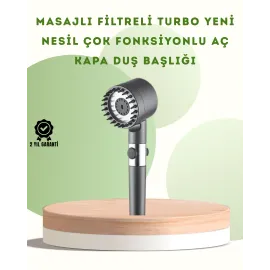 Banyo İçin Filtreli Duş Başlığı Pratik Kullanım..