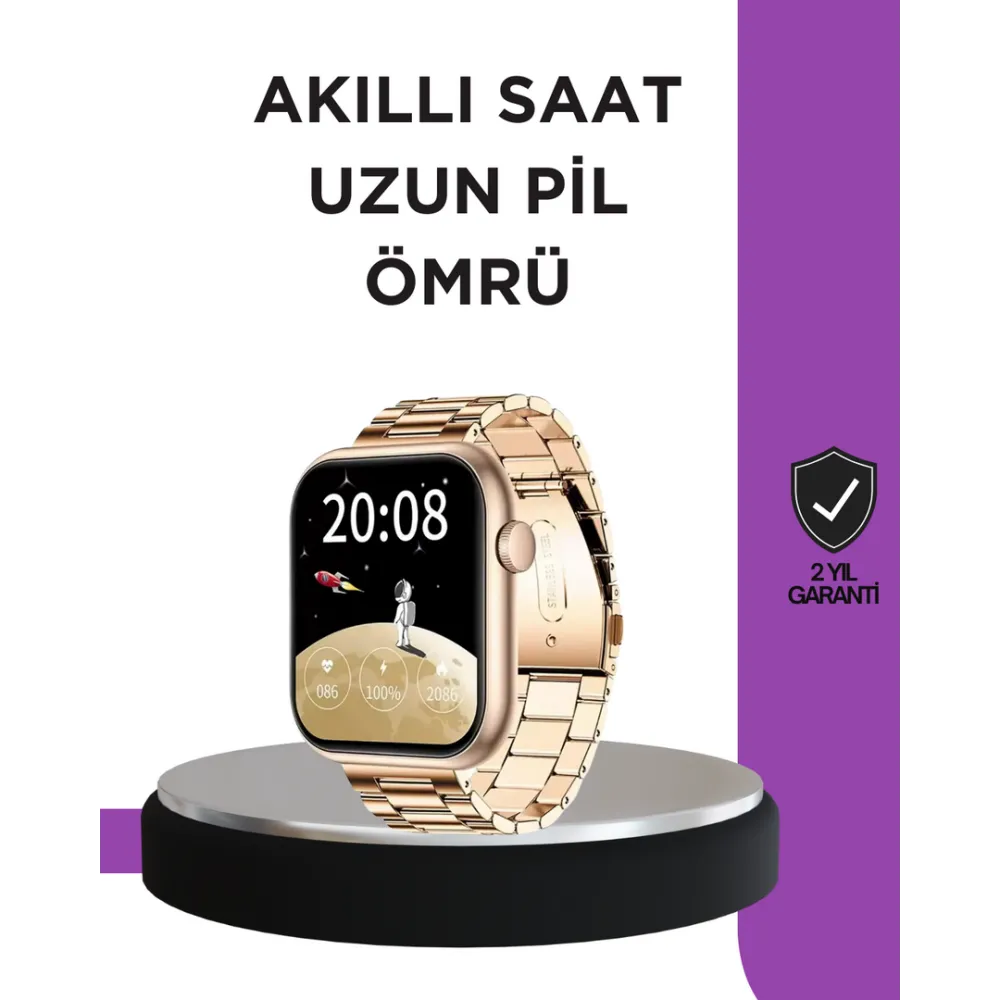 Sağlık Takipli Akıllı Saat 117 Spor Modlu Amoled Ekran