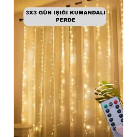 Uzaktan Kumandalı Perde Tipi Günışığı Peri Led Işık Dekorasyon