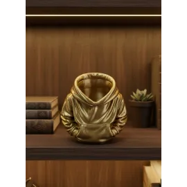 Gold Hoodie Kalemlik 10X10 Cm Masa Üstü Düzenleyici