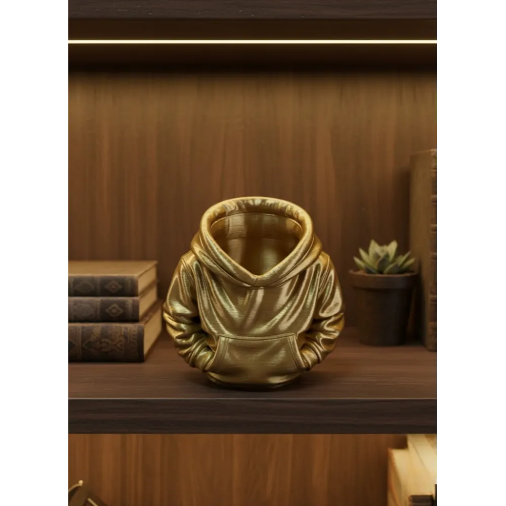 Gold Hoodie Kalemlik 10x10 cm Masa Üstü Düzenleyici