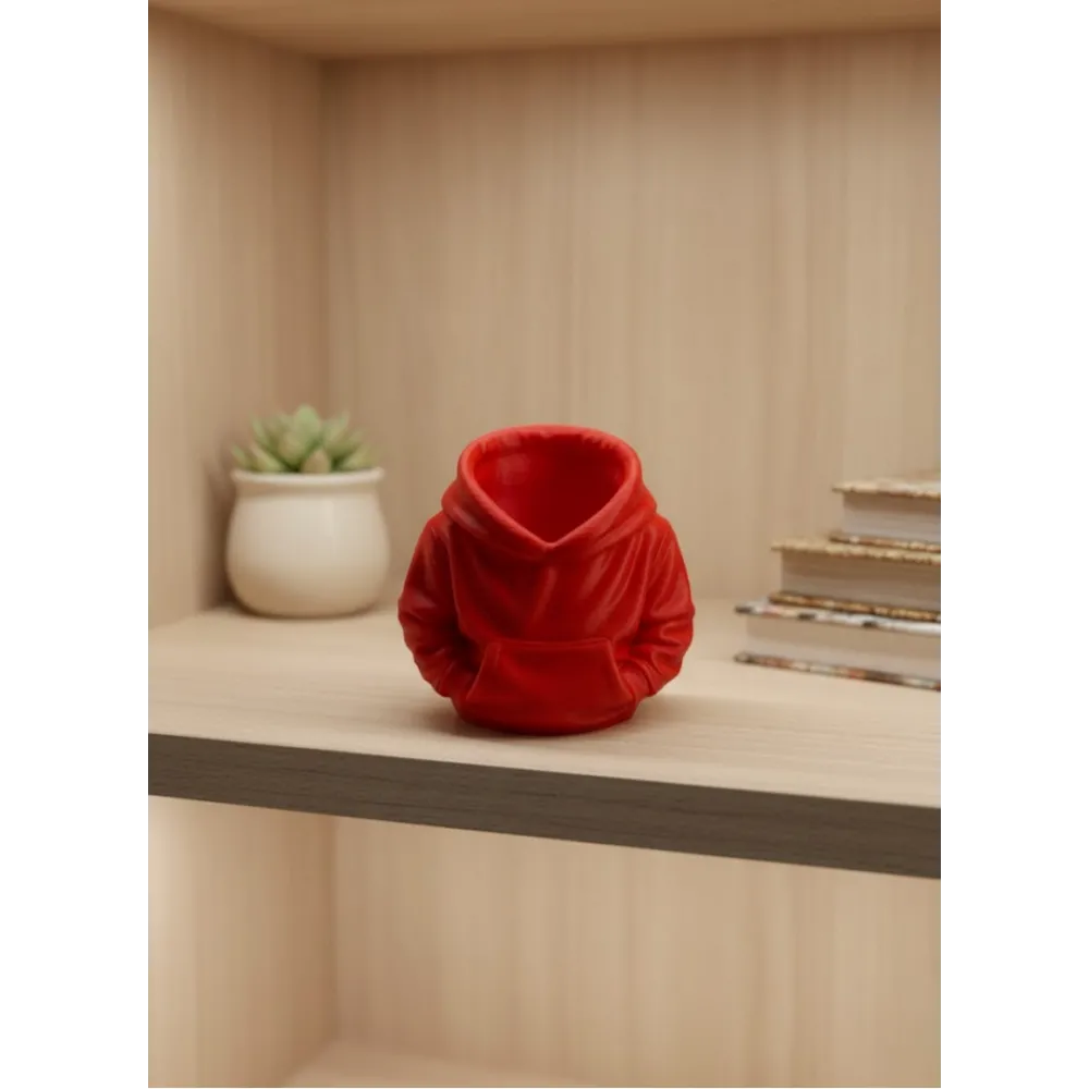 Hoodie Kalemlik Kirmizi