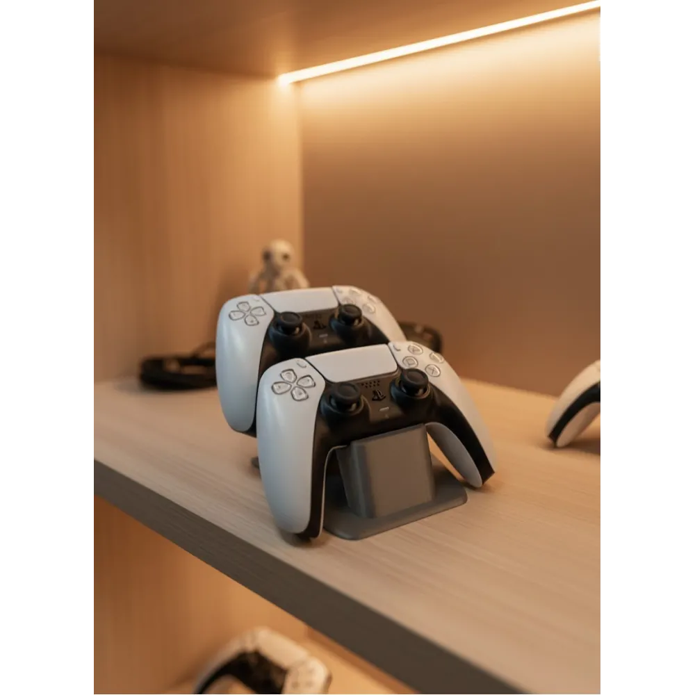 İkili Gamepad Tutucu Antrasit 7x18 cm Oyun Aksesuarı