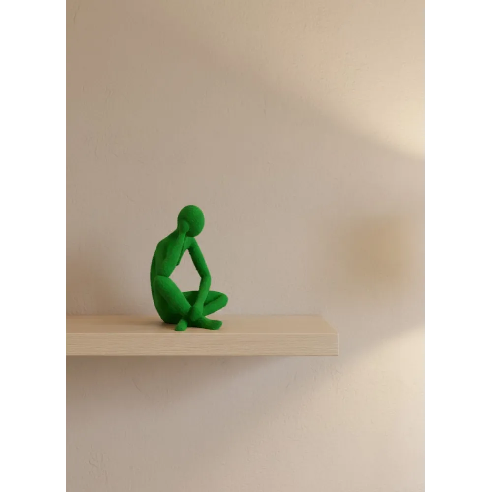 DEKORATİF İNSAN FİGÜRÜ YEŞİL