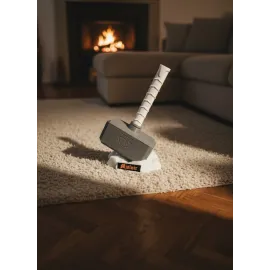 Thor Çekici Dekoratif Figür Mitolojik ve Fantastik Ev Aksesuarı 20x34 cm