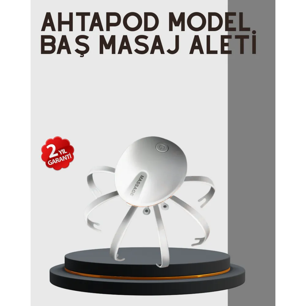 Kafa Derisi Masaj Aleti Usb-C Şarjlı Rahatlatıcı Ve Canlandırıcı Masaj