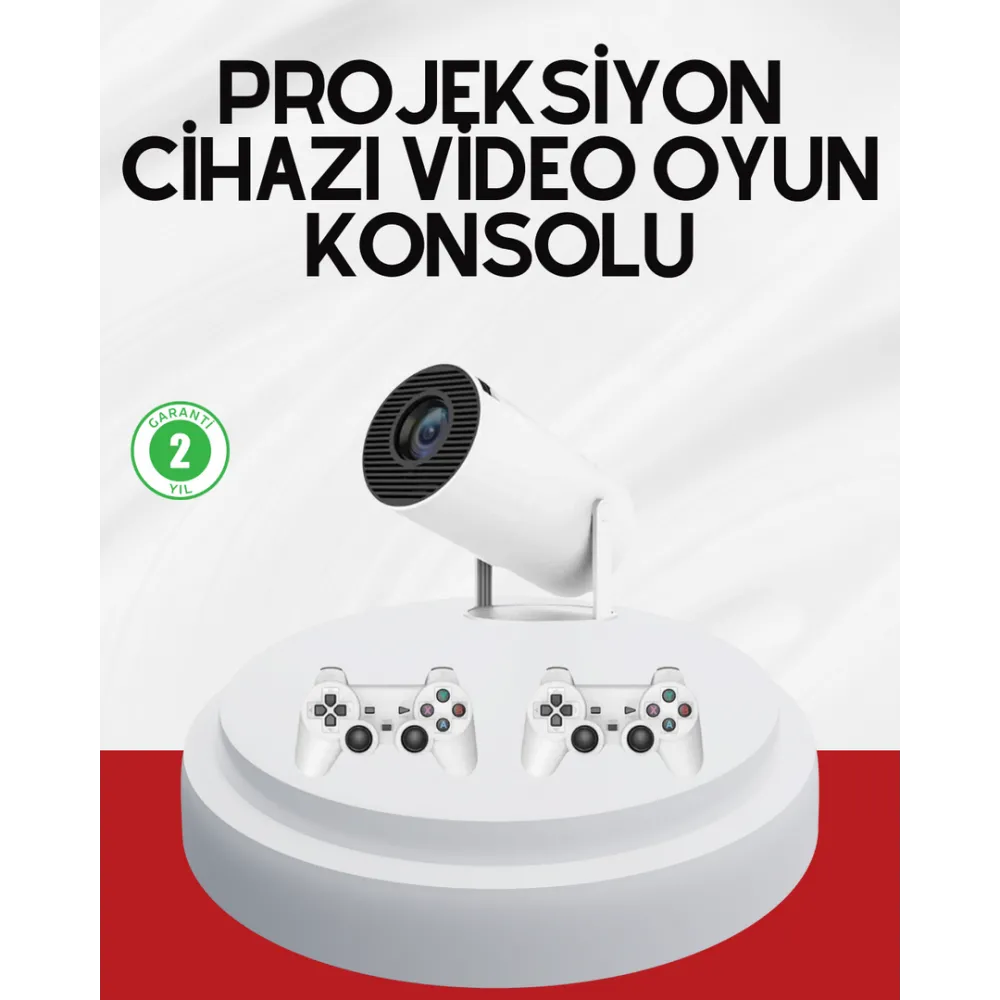 3D Oyun Destekli Kablosuz Ev Sinema Projeksiyon Cihazı
