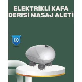 Derin Masaj Sağlayan Elektrikli Kafa Masaj Aleti