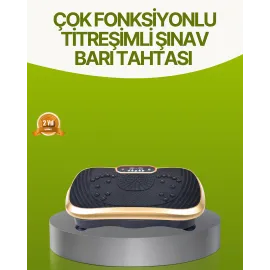 Titreşimli Egzersiz Platformu Evde Fitness Ve Kas Güçlendirme