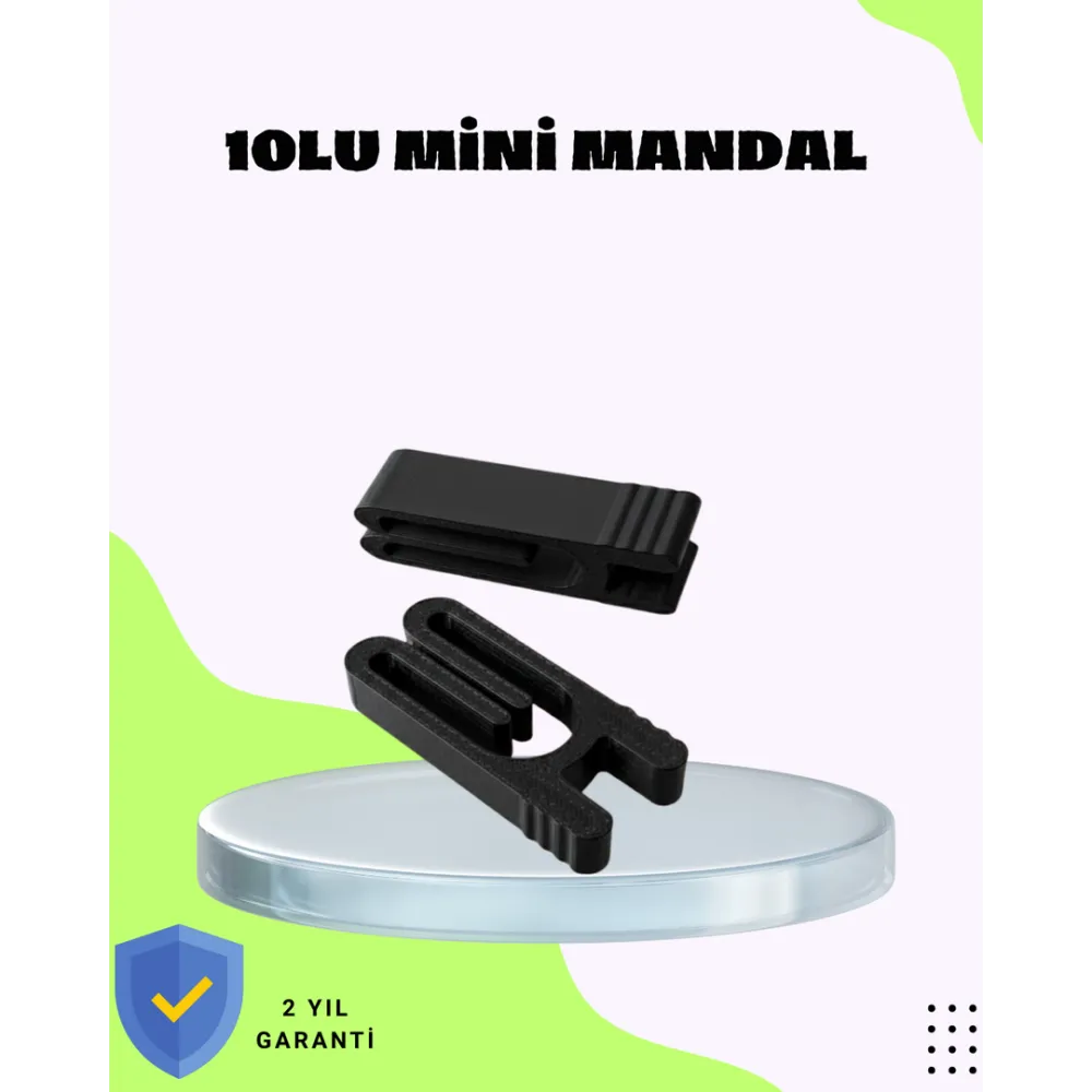 Cips Kahve Ve Bakliyat İçin Poşet Kapatma Mandalı 10’Lu