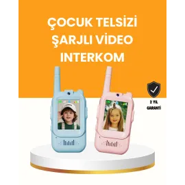 Uzun Menzilli Video Walkie Talkie Eğitici Ve Eğlenceli Oyuncak