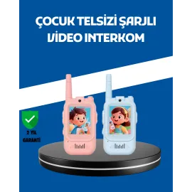 Çocuklar İçin Video Görüşmeli Walkie Talkie Uzun Mesafe İletişim
