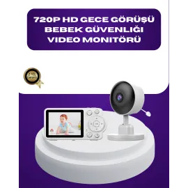 2.8 İnç Ekranlı Bebek Kamerası Gece Görüşlü Ve Sesli İletişim