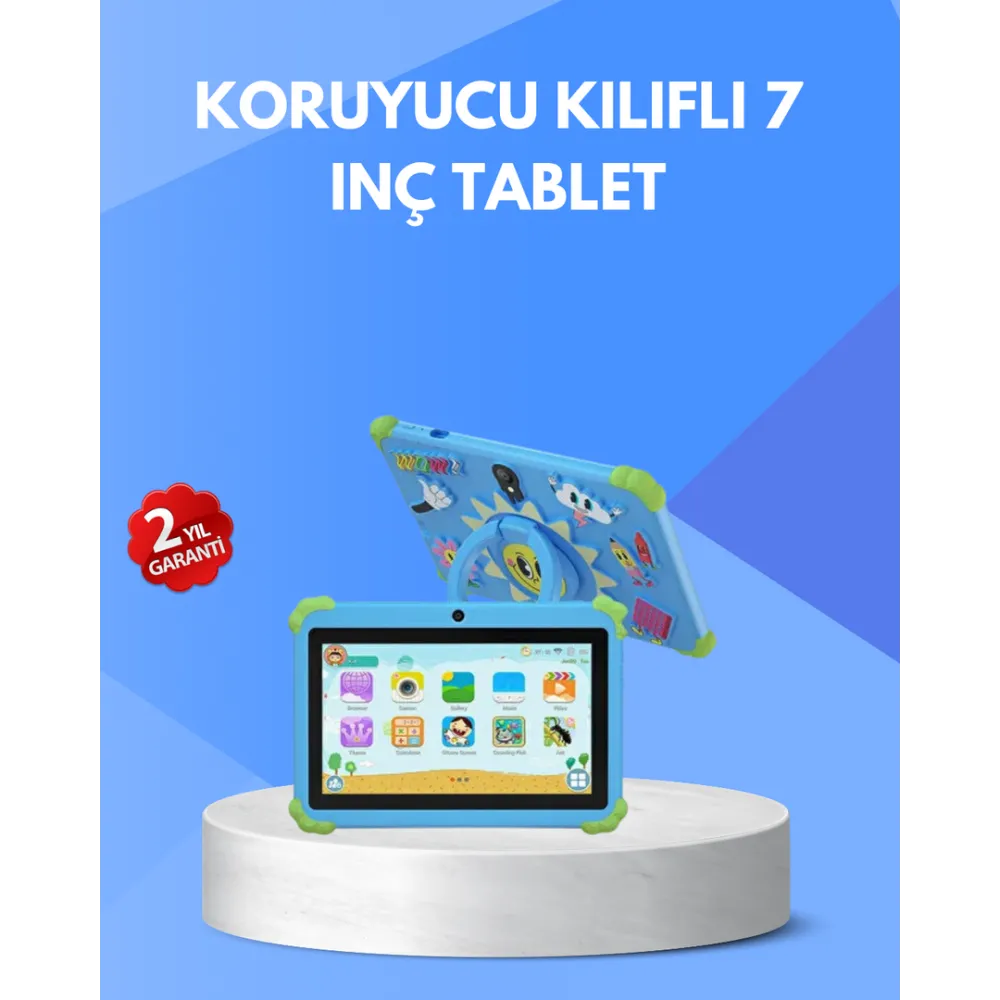 7 İnç Android Tablet Wifi Bluetooth Ve Çift Kamera Destekli