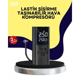 Otomatik Kapanmalı Dijital Lastik Şişirme Pompası