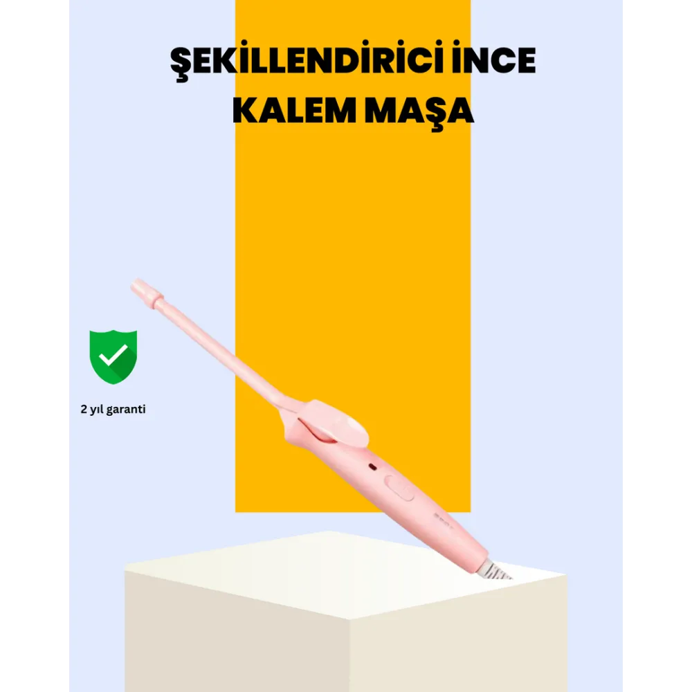 Hafif Ve Portatif Saç Maşası 9Mm İnce Tasarım