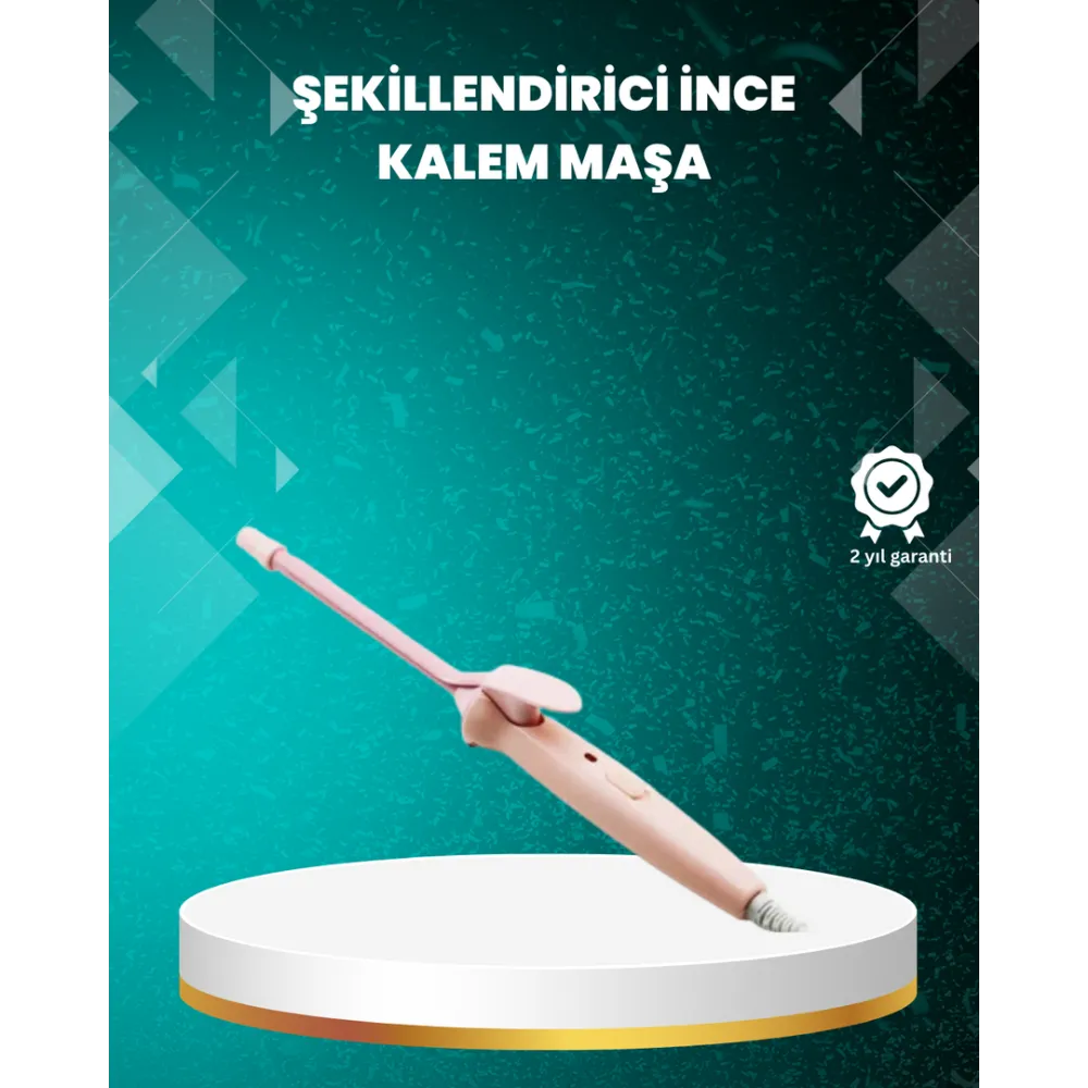 9Mm İnce Bukle Maşası Afro Ve Sık Bukleler İçin Uygun