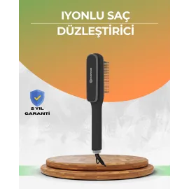 Otomatik Kapanmalı Saç Düzleştirici Tarak Elektriklenme Önleyici