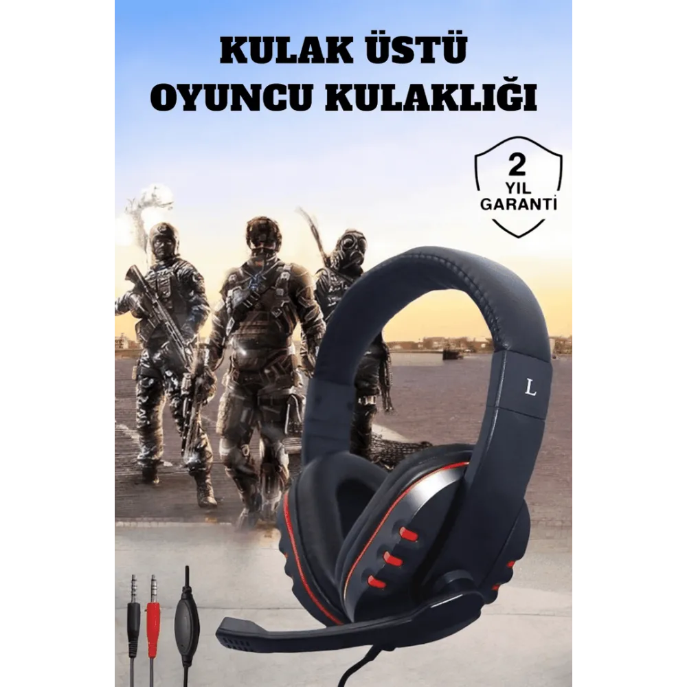 Mikrofonlu, Gürültü Engelleyici Ve Dayanıklı Kulaklık: Oyun Performansınızı Zirveye Taşıyın