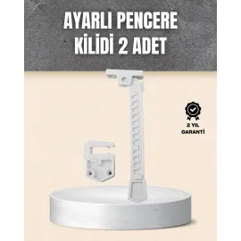 Kolay Montajlı Pencere Açılma Sınırlayıcı 2’Li Set