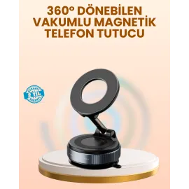 Vakumlu Manyetik Araç Telefon Tutucu Güçlü Tutuş