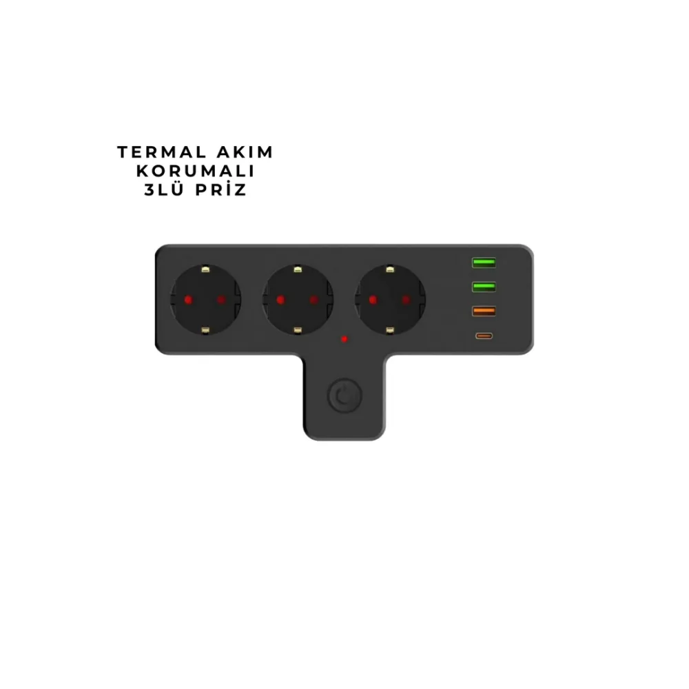 3397 Akim Korumali Priz