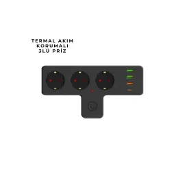 3397 Akim Korumali Priz