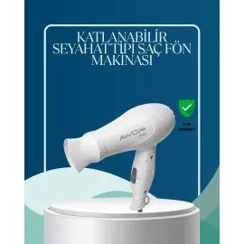 Seyahat Uyumlu Saç Kurutma Makinesi Hafif Ve Kompakt