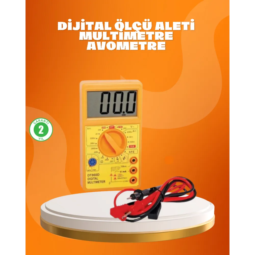 Lcd Ekranlı Dijital Ölçü Aleti Ev Ve Atölye Kullanımı