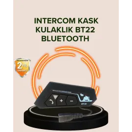 Bluetooth 5.0 Motosiklet Kask Kulaklık Eller Serbest Ve Müzik Özellikli