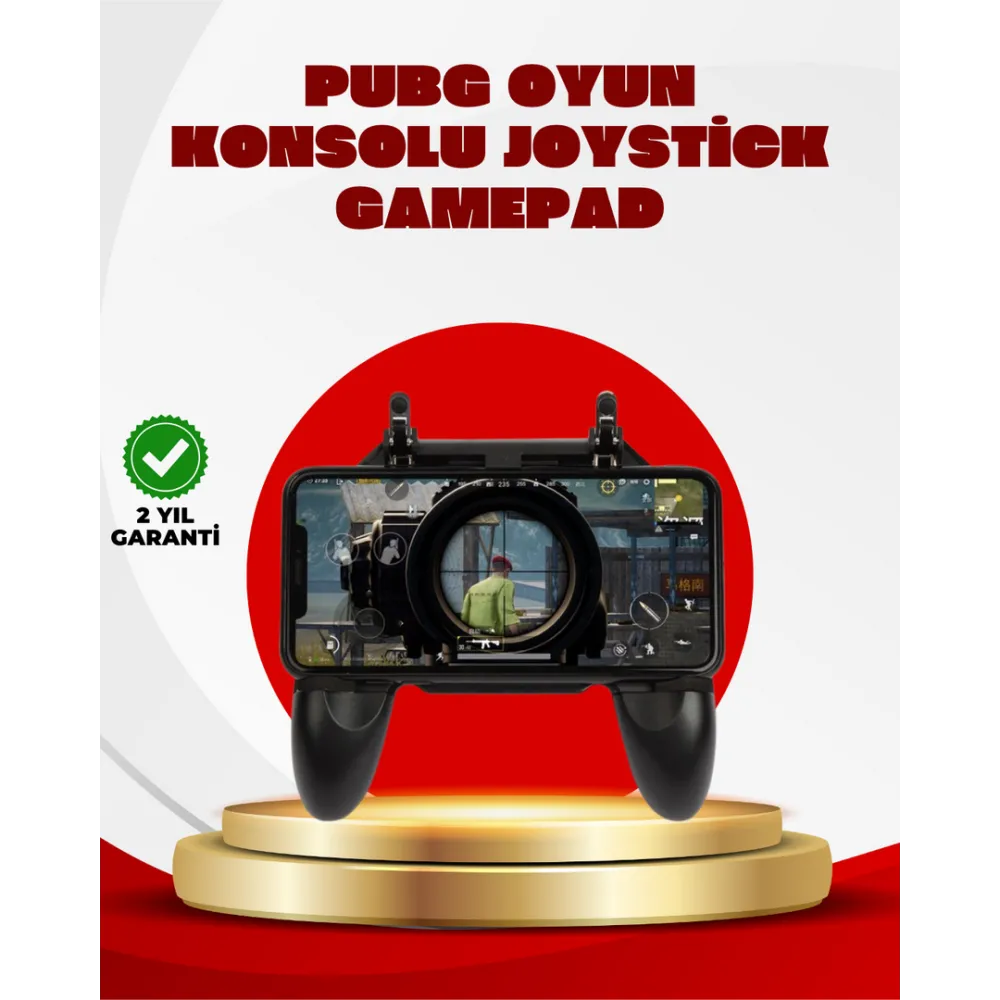 Pubg Mobile Uyumlu Joystick Ve Parmak Tetikli Oyun Gamepadi