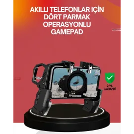 Ergonomik Tetik Tasarımlı Mobil Oyun Gamepad Tutucu
