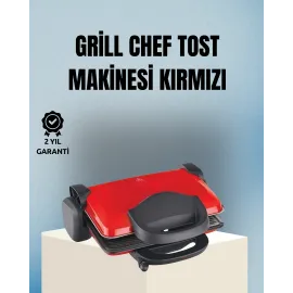 2000W Tost Ve Izgara Makinesi – Granite/teflon Plaka Seçenekli