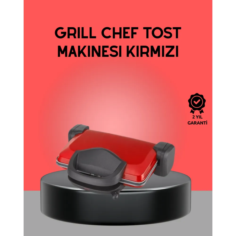 Profesyonel 2000W Tost Makinesi – Ayarlanabilir Termostat Ve Çıkarılabilir Plaka