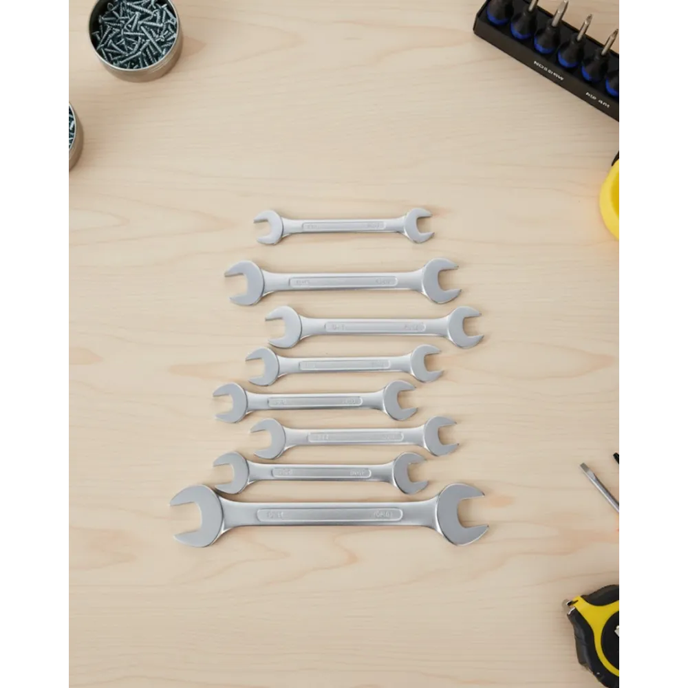 Ev Ve Atölye Kullanımına Uygun 8Li Kombine Anahtar Seti