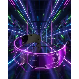 Led Işıklı Gece Gözlüğü Rave Festival Ve Yılbaşı Partisi İçin